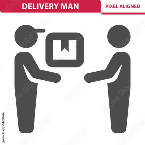 Delivery Man Icon