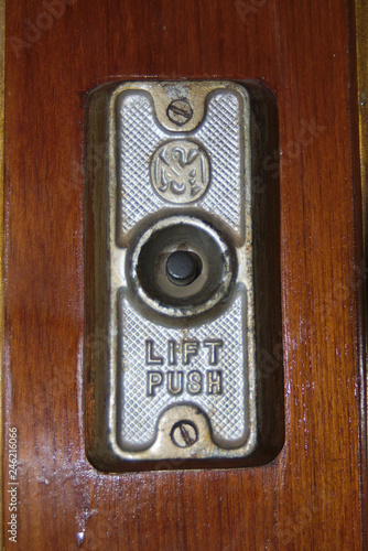 Elevator lift button