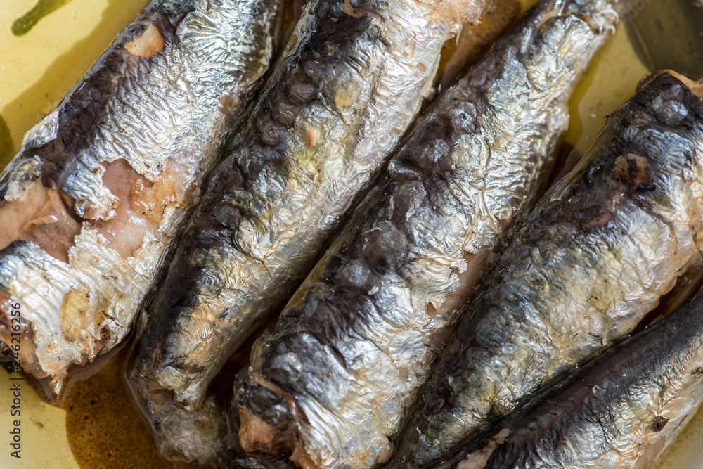 sardines à l'huile