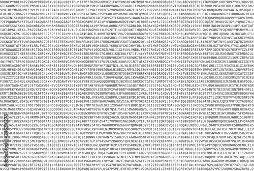 Computer data symbols on white background. Seamless pattern.