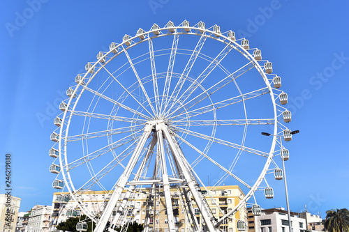 La Noria de Malaga  ferris wheel in Malaga central  Spain