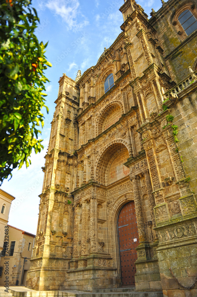 New Cathedral (Catedral Nueva) of Plasencia, a famous town in the province of Caceres, Extremadura region, Spain