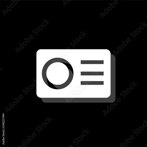 Action Camera icon flat