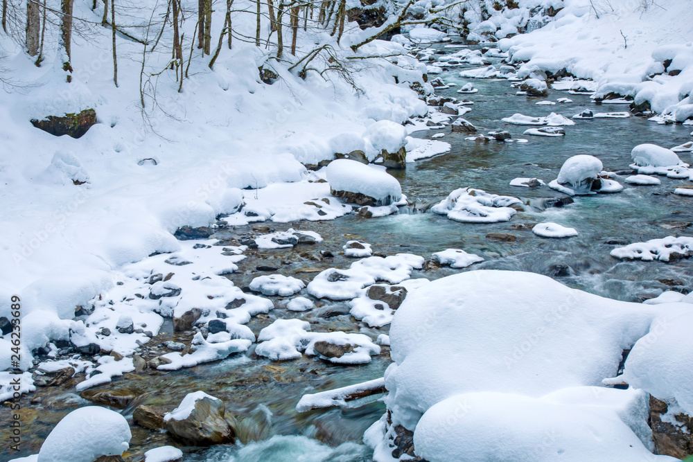 Breitachklamm - Panorama - Eis - Allgäu - Oberstdorf - Winter Breitachklamm - Panorama - Eis - Allgäu - Oberstdorf - Winter