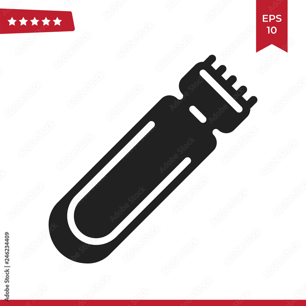 Electric razor icon vector Electric razor icon vector