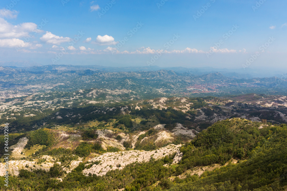 Naklejka premium Mountain landscape in National park Lovcen, Montenegro