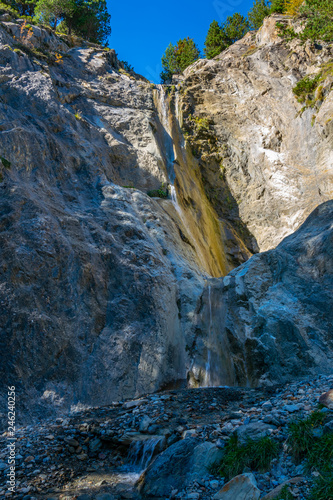 Waterfall on the urina river in Andorra photo