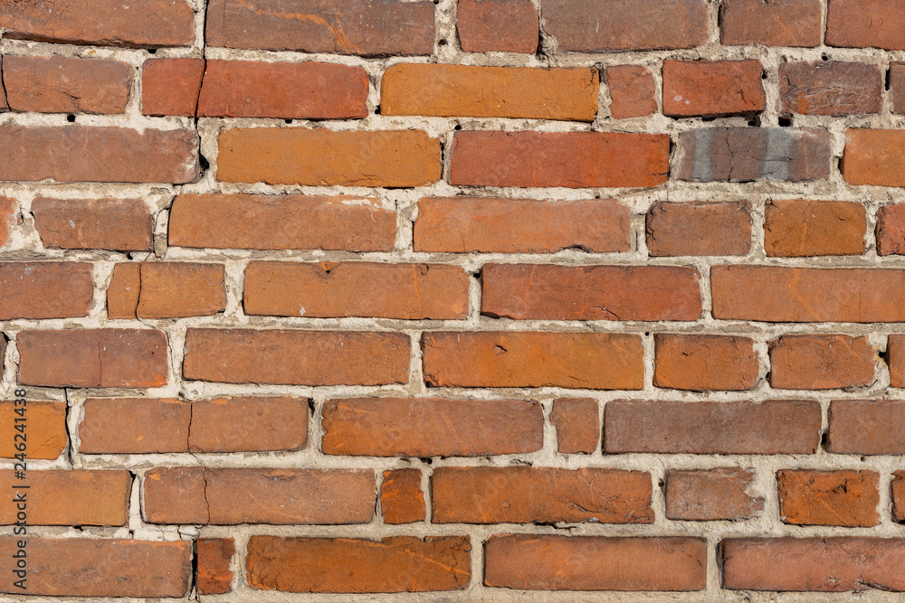 Background of old brick wall pattern texture. Background of old brick wall pattern texture.