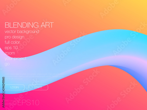 Abstract blend background. Template for web site