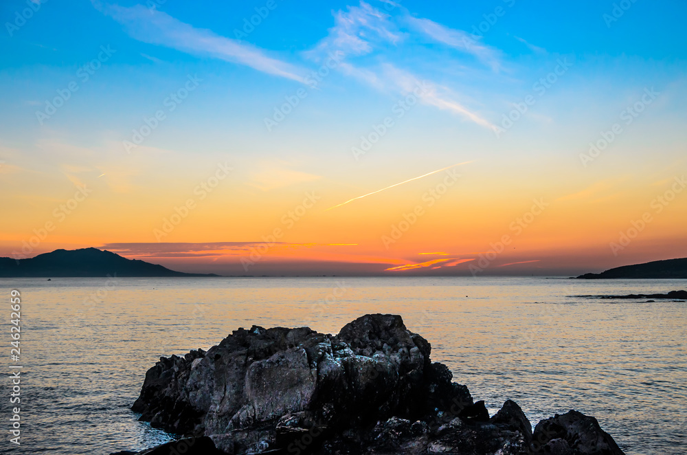 Horizon with Rock