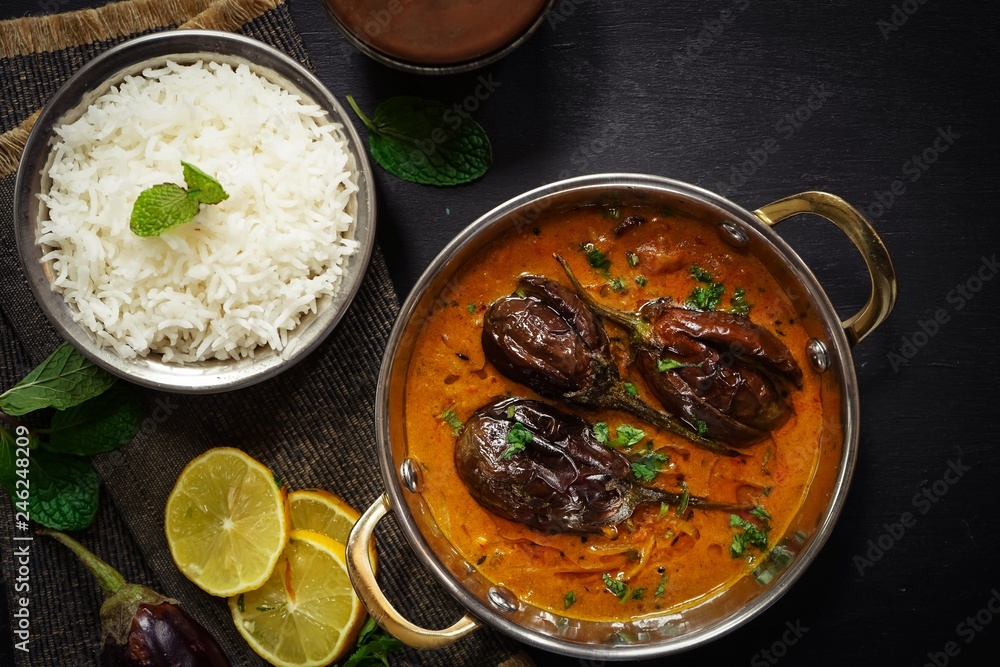 Dahi Baingan / Eggplant Yogurt curry-Popular Odia dish fromIndia Dahi Baingan / Eggplant Yogurt curry-Popular Odia dish fromIndia