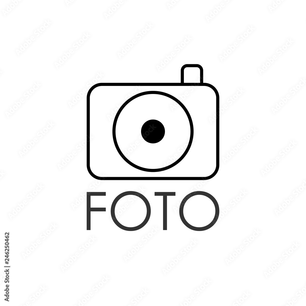 Line Camera Logo Design Line Camera Logo Design