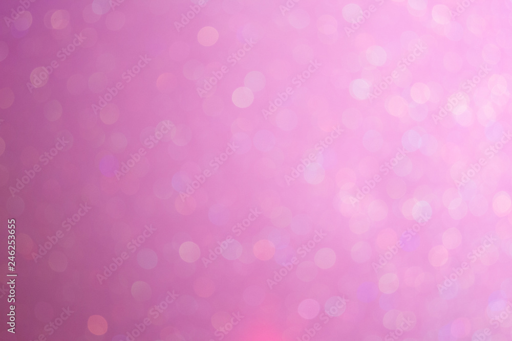 beautiful background on pastel color tone gradient with abstract bokeh light. Delicate pink background