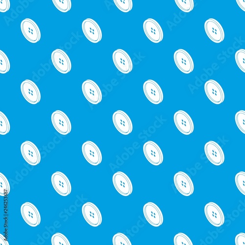 Small shirt button pattern vector seamless blue repeat for any use