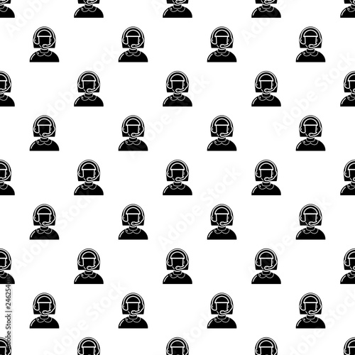 Operator pattern vector seamless repeating for any web design