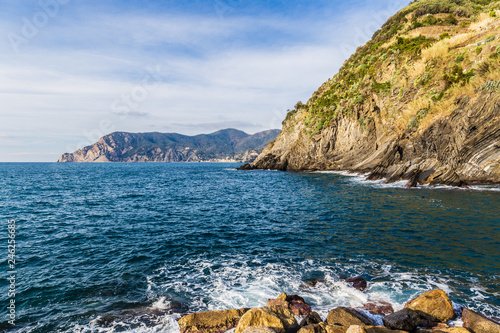 Seascape in Liguria, Italy (Cinque Terre)