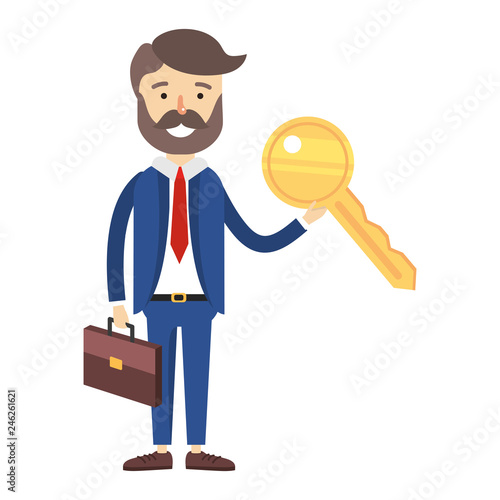 real state agent cartoon