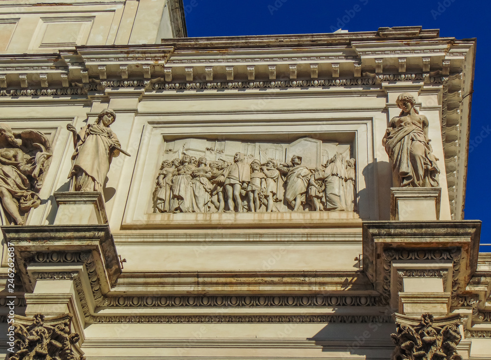 Fototapeta premium Palazzo delle Esposizioni, Rome - Italy.
