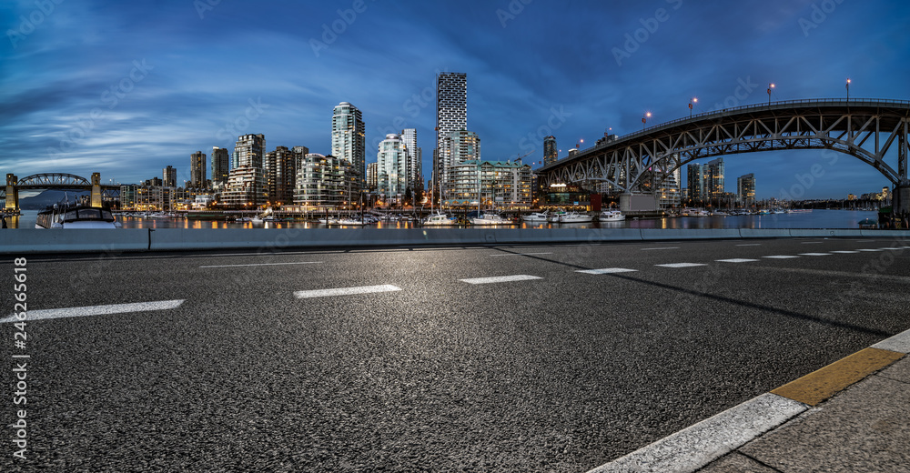 Fototapeta premium empty road