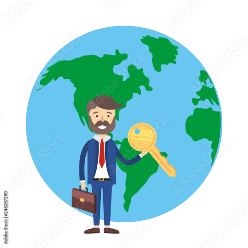 real state agent cartoon