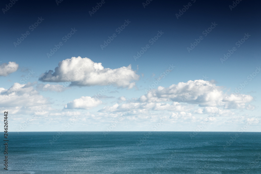 seascape image along the coastline along Bournemouth