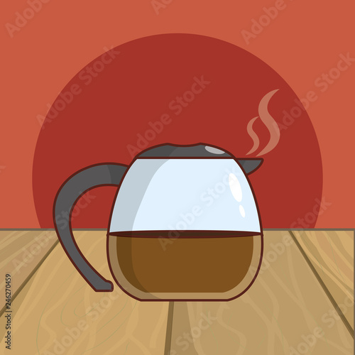 hot drink cartoon