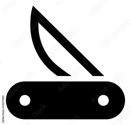 Pocket Knife Vector Icon