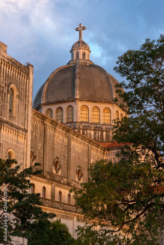 Church of Jesus de Miramar in Romanesque-Byzantine style is the second largest church on the island. Havana. Cuba