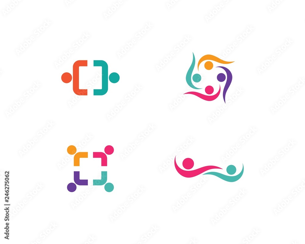 Fototapeta premium Community logo