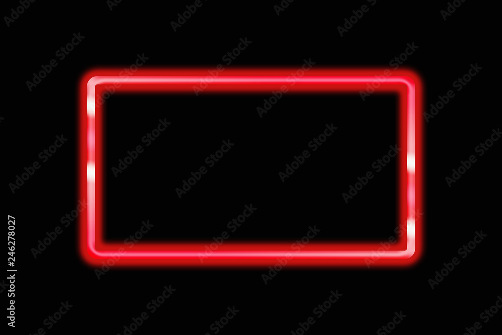 Fototapeta premium Neon frame ネオンフレーム