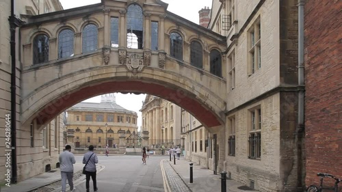 Bridge of Sighs on New College Lane, Oxford, Oxfordshire, England, UK, Europe photo