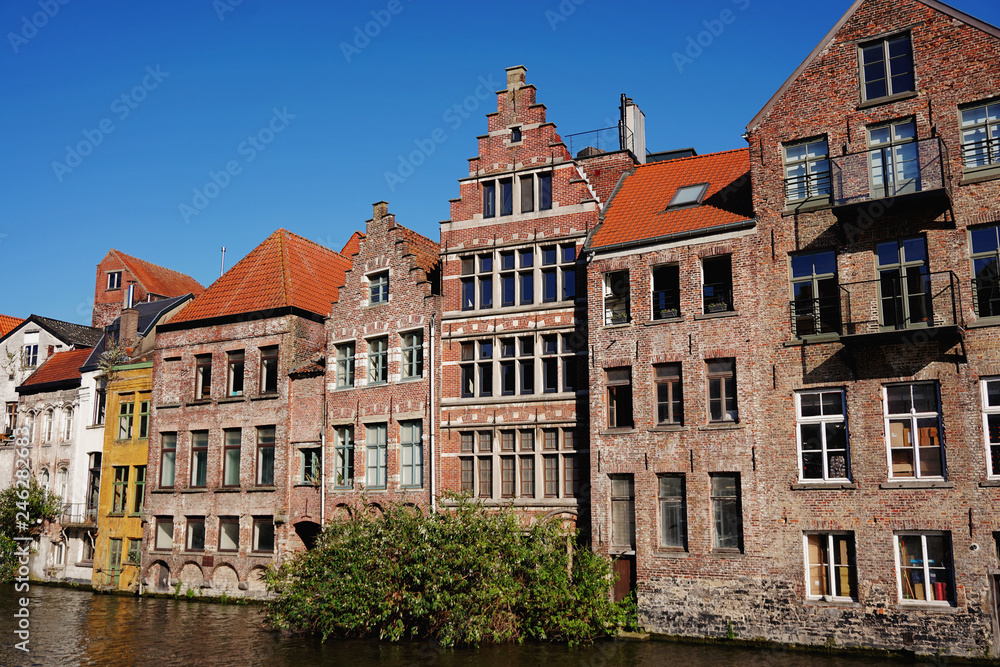 Belgian Canal Houses