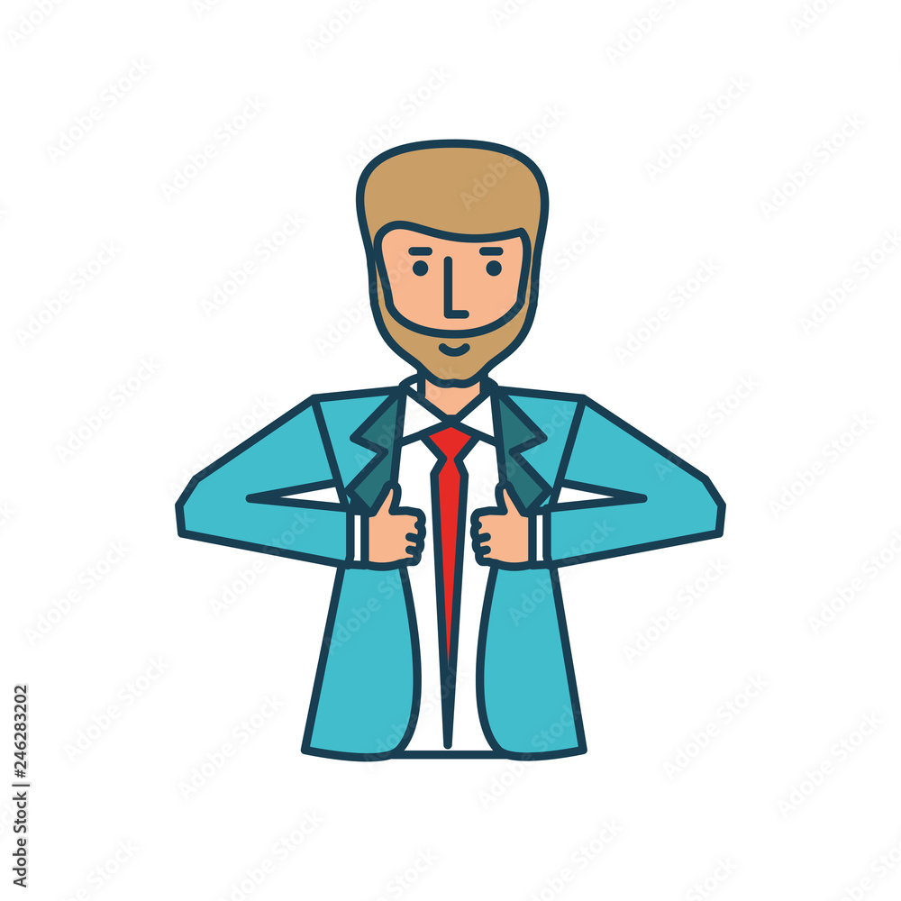 businessman elegant avatar character businessman elegant avatar character