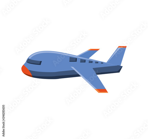 airplane travel flying isolated icon