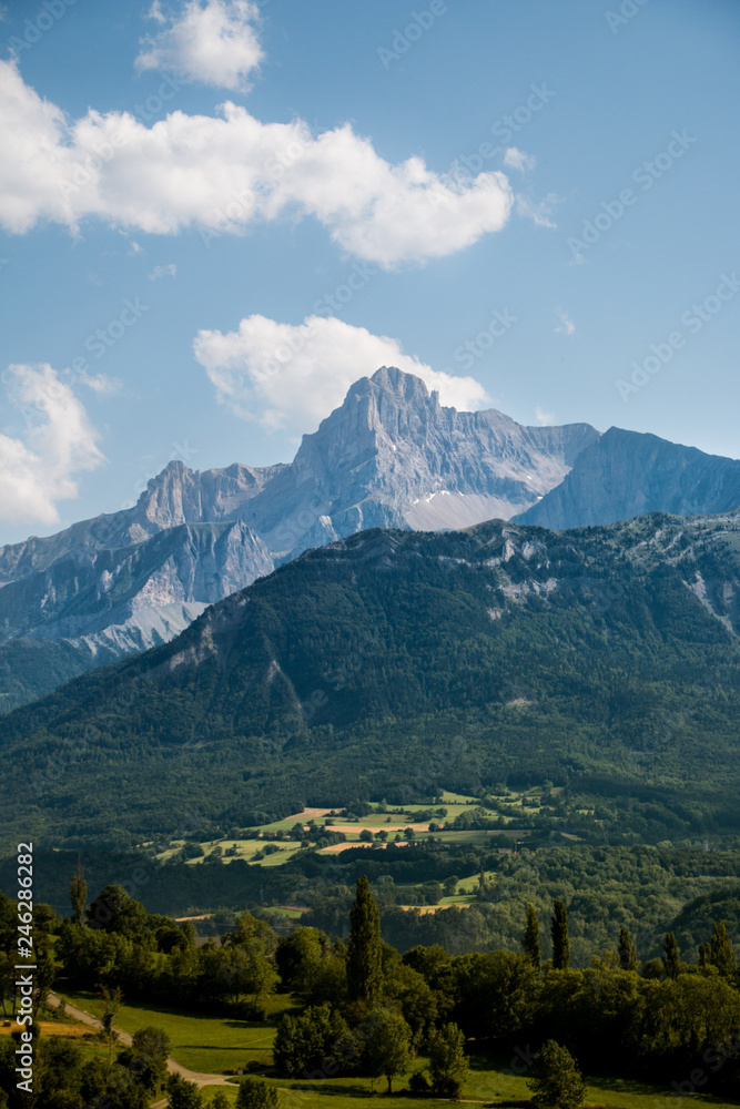 Fototapeta premium French Alps in summer