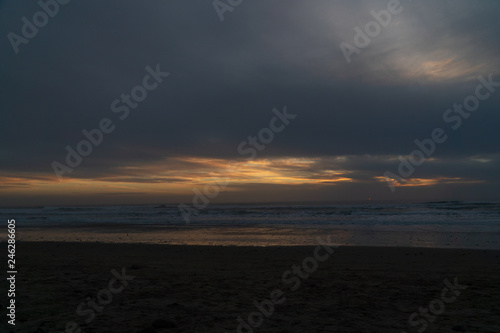 Beautiful sunset on the Oregon coast © just.b photography