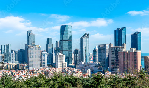 Urban skyline of Qingdao..