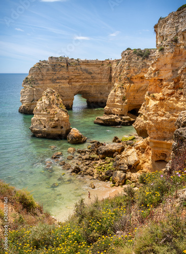 Algarve - Jurassic coast in south Portugal