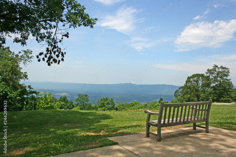 The bench - Shanandoah NP, Virginia