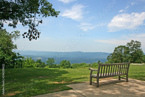 The bench - Shanandoah NP  Virginia