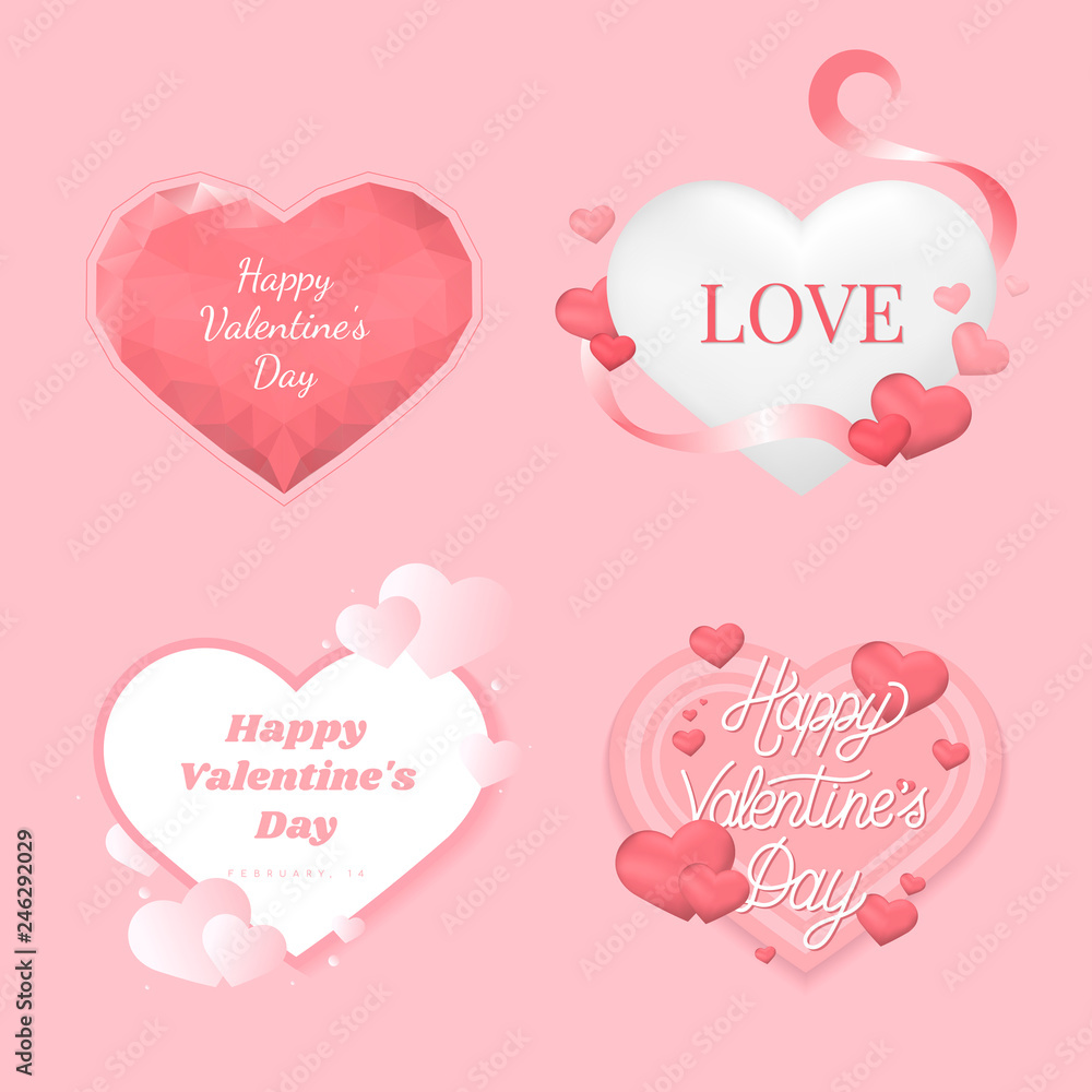 Valentine's day illustration icons