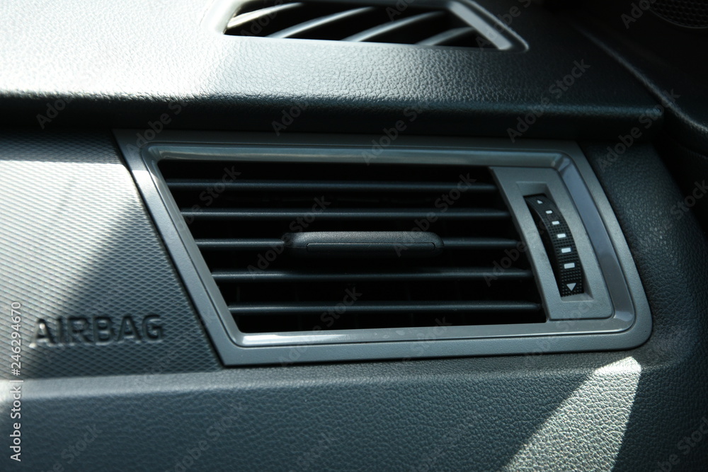 Air conditioning in the  new car