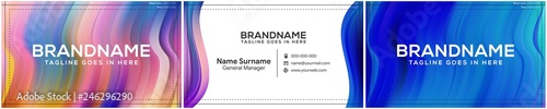 Modern creative and clean business card template, polygon background, flyer design, name card template. Corporate identity with abstract illustration. Vector company style for brandbook