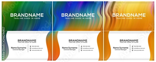 Modern creative and clean business card template, polygon background, flyer design, name card template. Corporate identity with abstract illustration. Vector company style for brandbook