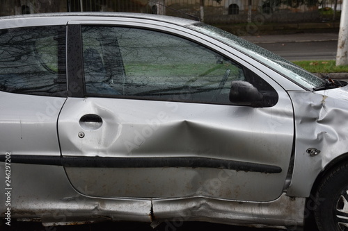 car door,car hit,  © Laurenx