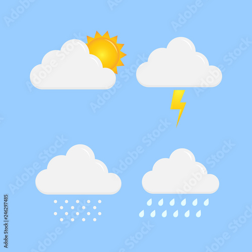 Photos weather icon vector design