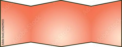 Copper folding screen