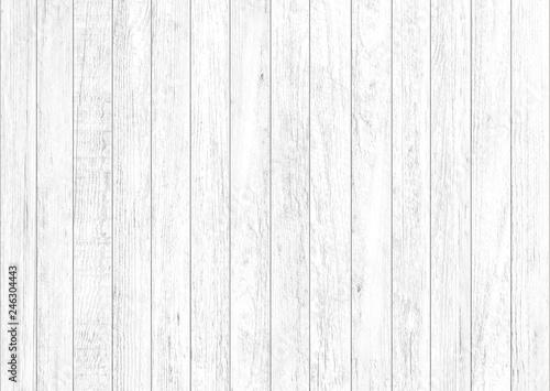 White natural wood wall background. Wood pattern and texture background.