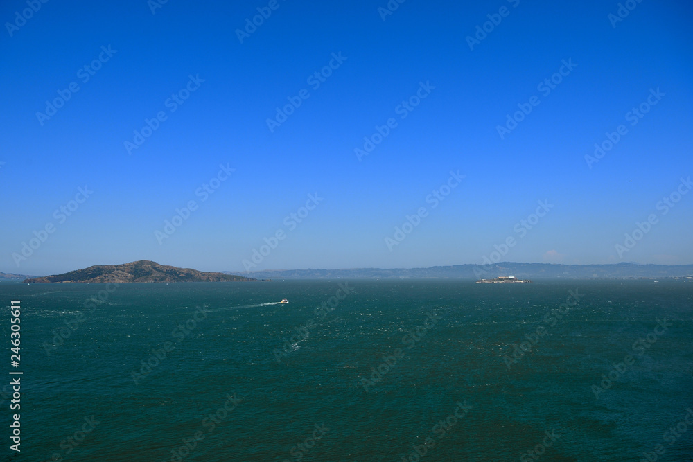 View of the San Francisco Bay in the morning. California, USA