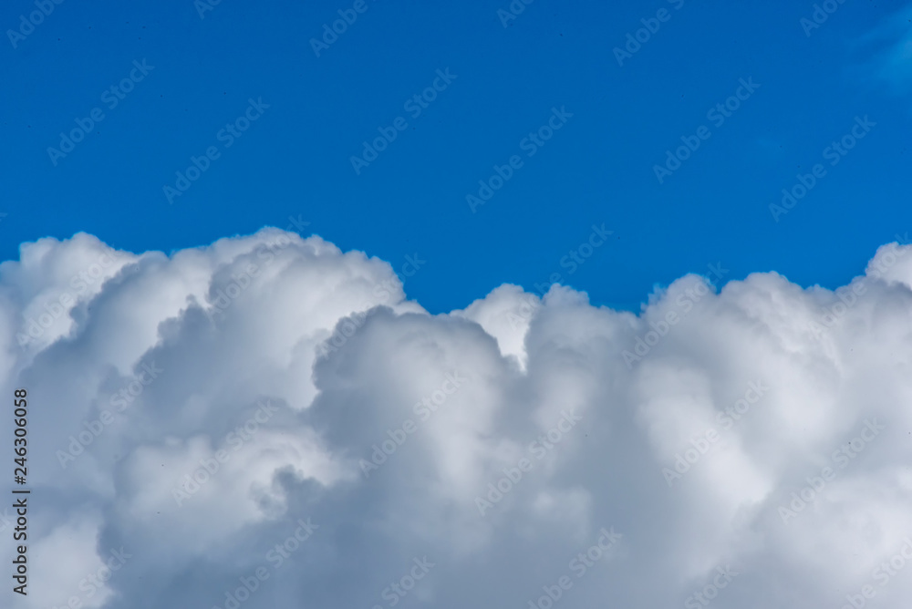 Cumulus Cloudscape with a Blue Sky Cumulus Cloudscape with a Blue Sky